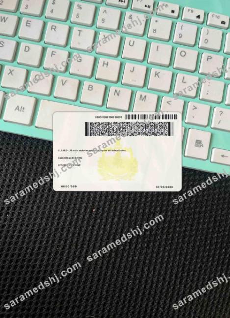 USA Vermont driving license template in PSD format (2019 – present) photolook BACK
